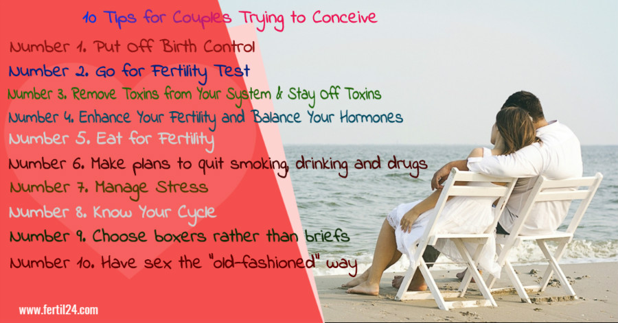 10 tips for couples trying to conceive